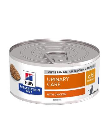 Prescription Diet Urinary Care c/d Multicare mit Huhn 48 x 156 g