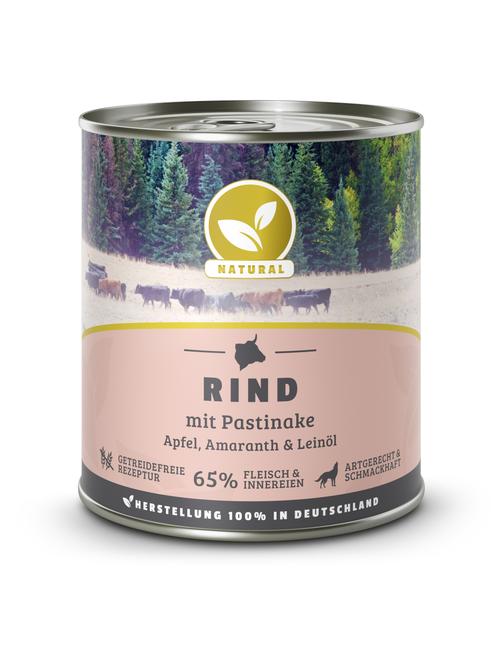 Rind mit Pastinake & Leinöl 30 x 800 g