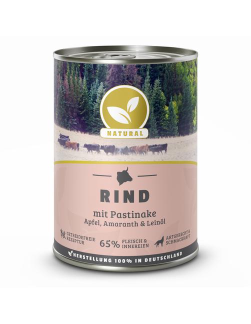 Rind mit Pastinake & Leinöl 6 x 400 g