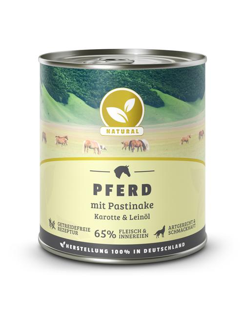 Pferd mit Pastinake & Leinöl 30 x 800 g