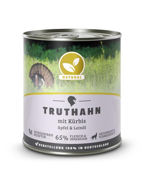 Truthahn mit Kürbis & Leinöl 30 x 800 g