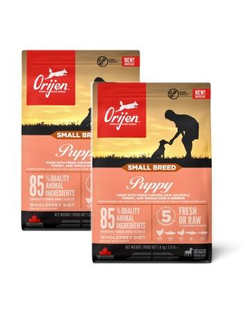 Small Breed Puppy Huhn, Truthahn & Fisch 2 x 1,8 kg