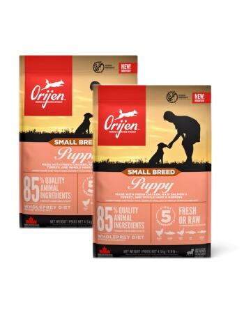 Small Breed Puppy Huhn, Truthahn & Fisch 2 x 4,5 kg