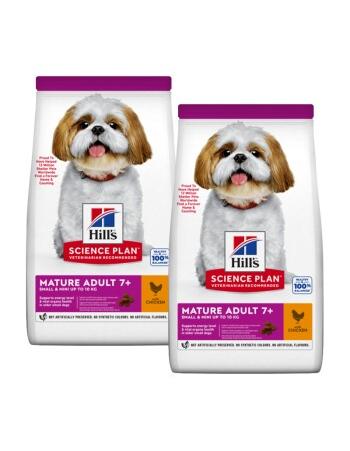 Science Plan Small & Miniature Senior 7+, Huhn 2 x 3 kg