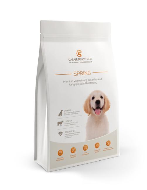 Kaltgepresstes Welpenfutter Spring 5 kg
