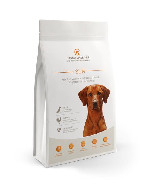 Kaltgepresstes Hundefutter Sun 1 kg