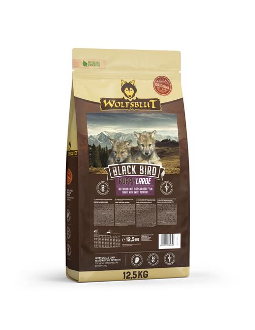 Black Bird Large Breed Puppy Trockenfutter 2 x 12,5 kg