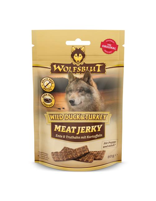 Wild Duck & Turkey Meat Jerky Snack 80 g