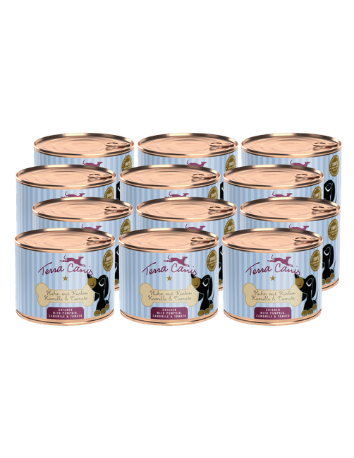 Welpe | Huhn mit Kürbis, Kamille und Tomate 12 x 200 g