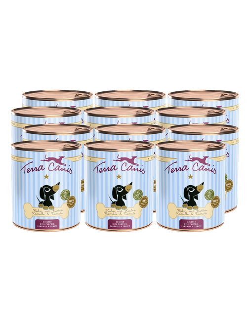 Welpe | Huhn mit Kürbis, Kamille und Tomate 12 x 800 g