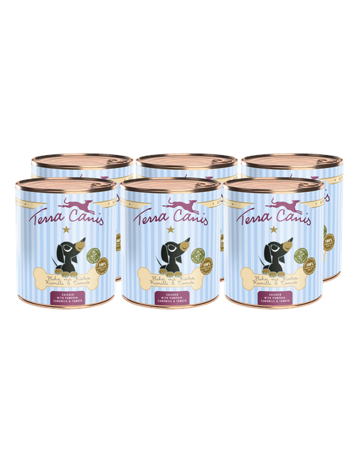 Welpe | Huhn mit Kürbis, Kamille und Tomate 6 x 800 g