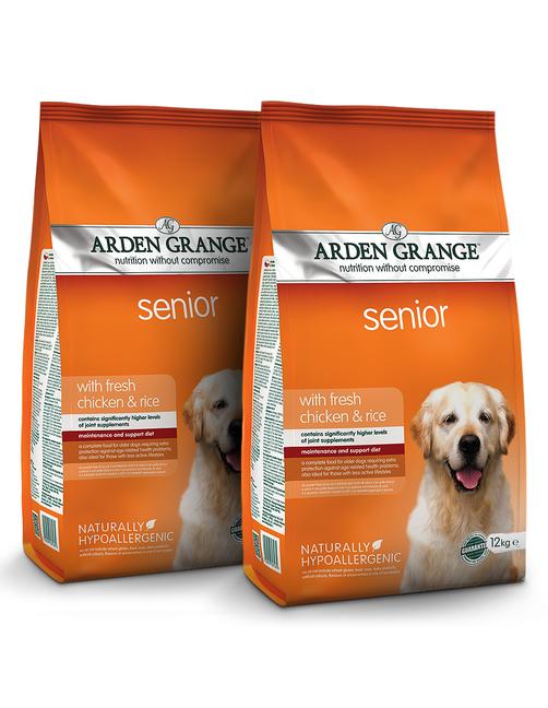 Senior mit Frischem Huhn & Reis 2 x 12 kg