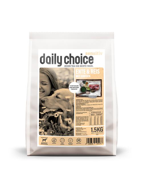 daily choice Sensitiv Ente und Reis mit Erbsen