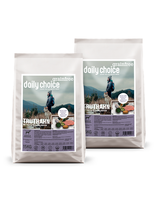 Grainfree Truthahn mit Kartoffeln und Erbsen 2 x 15 kg