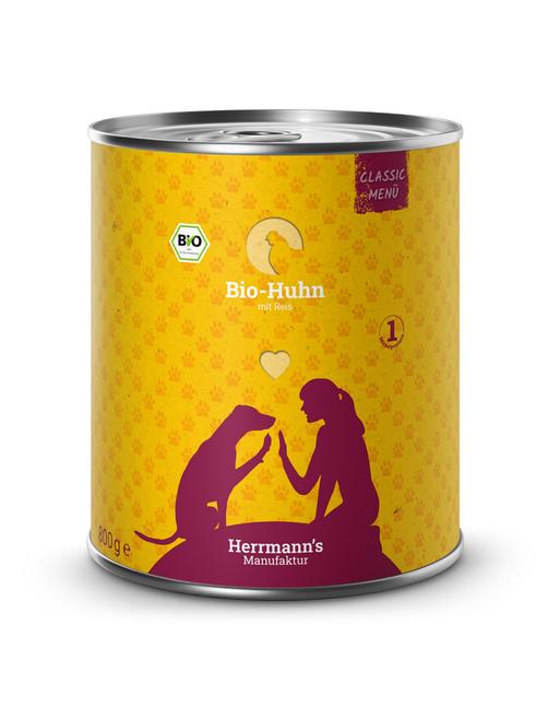 Classic Bio-Huhn mit Reis 24 x 800 g