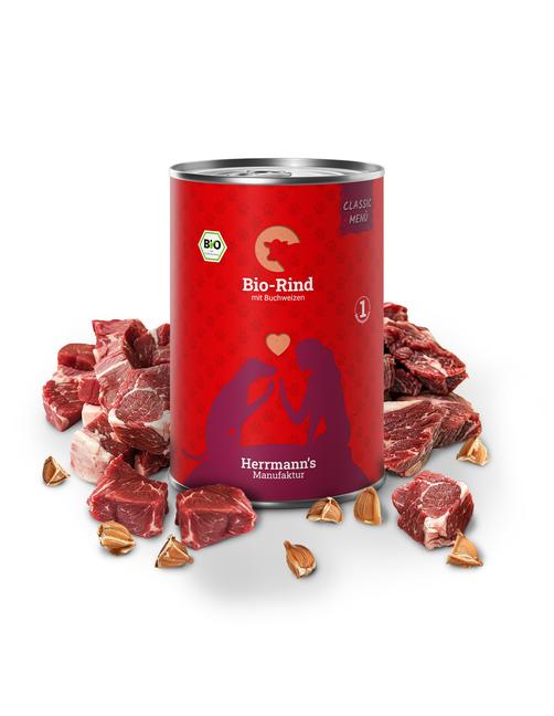 Classic Bio-Rind mit Buchweizen 12 x 400 g