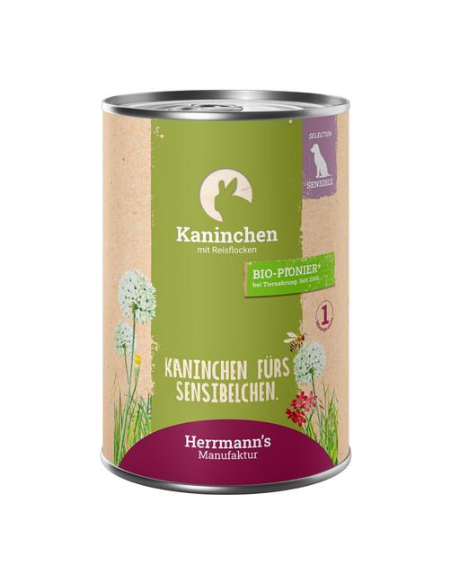 Selection Sensible Kaninchen mit Reisflocken 24 x 400 g