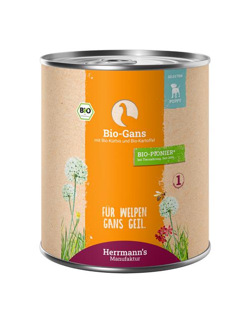 Selection Puppy Bio Gans mit Kürbis & Kartoffel 12 x 800 g