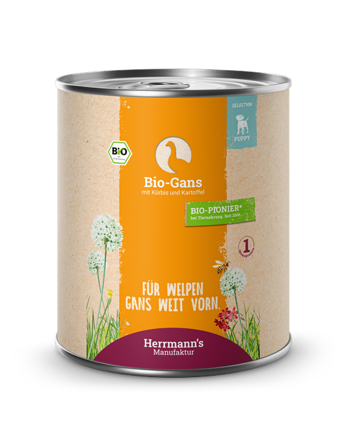 Selection Puppy Bio Gans mit Kürbis & Kartoffel 6 x 800 g