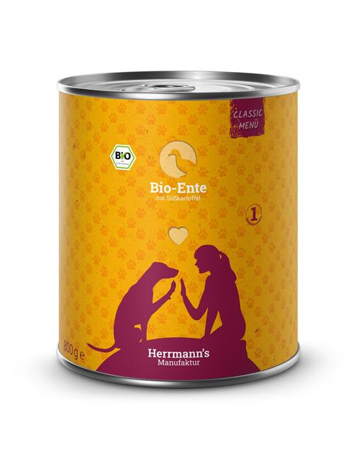 Classic Bio-Ente mit Süßkartoffeln 24 x 800 g