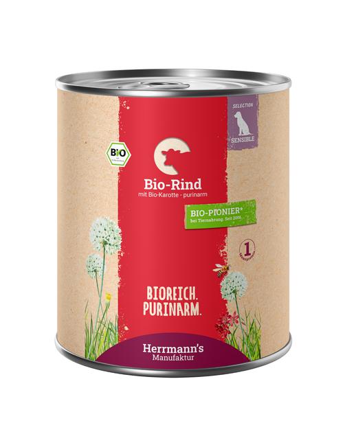 Selection Sensible Bio Rind mit Karotten - Purinarm 800 g