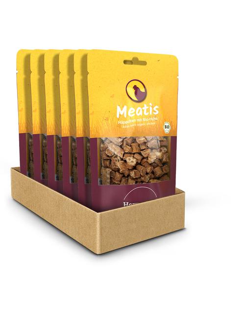 Meatis Bio-Huhn mit Hirse 6 x 80 g