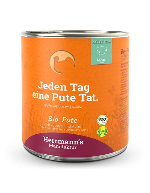 Herrmann's Selection Light Bio Pute mit Zucchini & Apfel