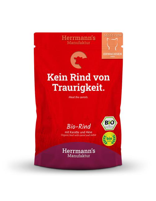 Selection Adult Bio Rind mit Karotte und Hirse 100 g