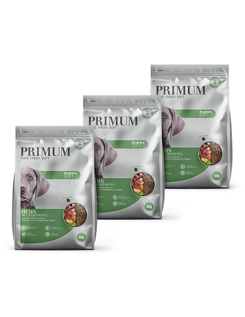 Soft Puppy Huhn mit Kartoffel 3 x 5 kg