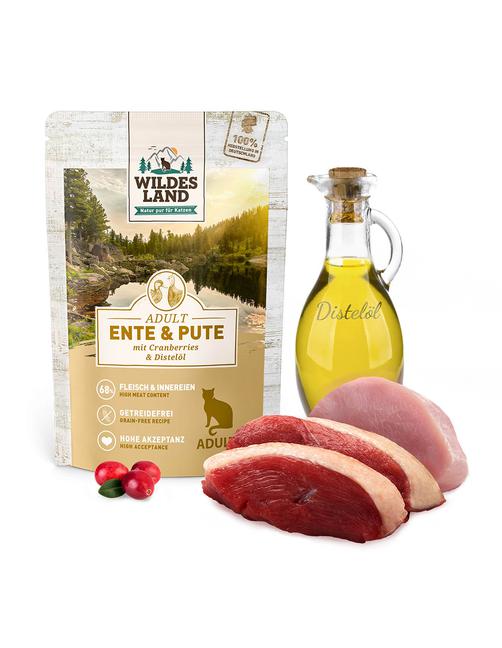 Classic Adult Ente und Pute mit Distelöl 12 x 100 g