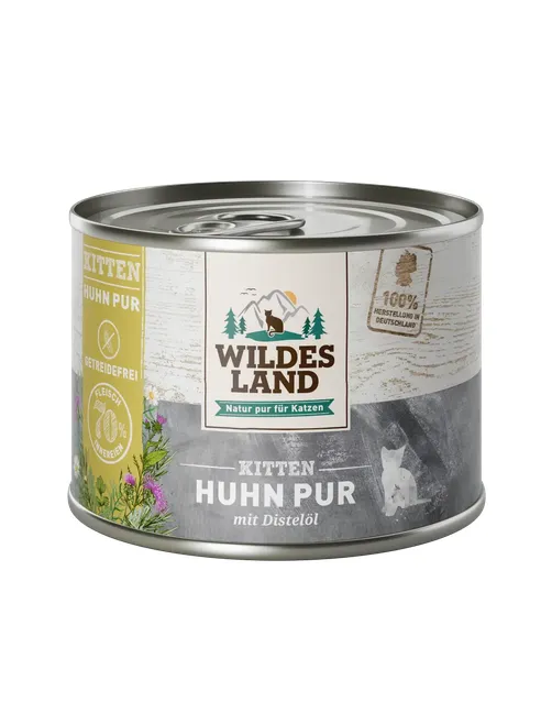 Pur Kitten Huhn mit Distelöl 12 x 200 g