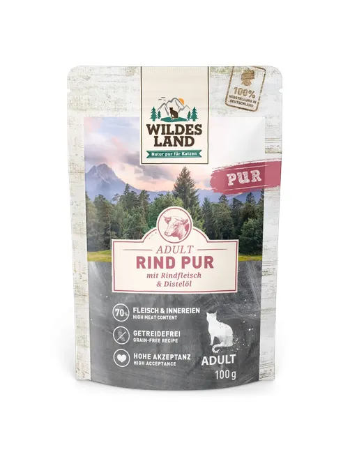 Pur Adult Rind mit Distelöl 24 x 100 g