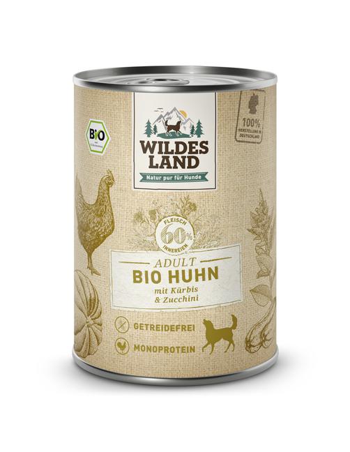 Bio Adult Huhn mit Kürbis & Zucchini 12 x 400 g