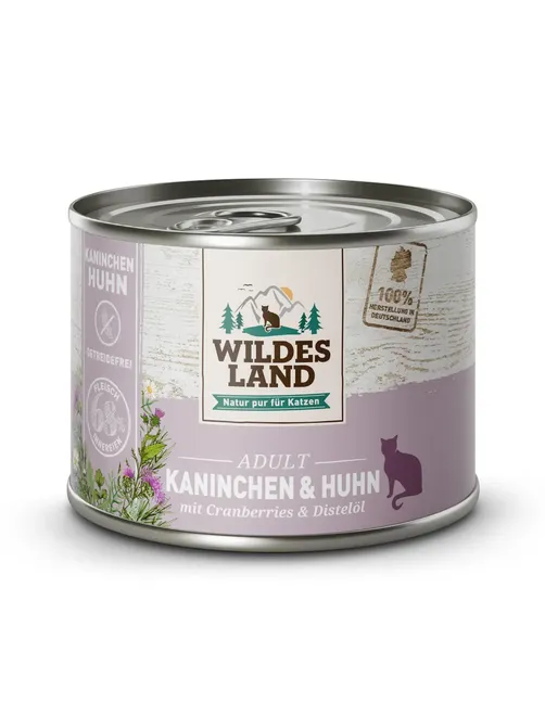 Classic Adult Kaninchen und Huhn mit Distelöl 24 x 200 g