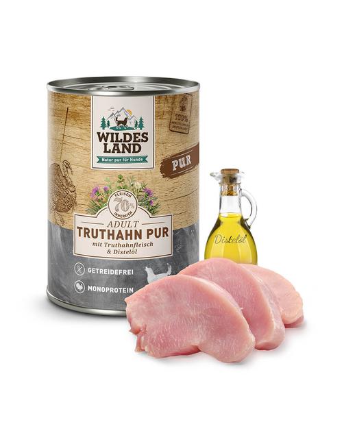 Pur Adult Truthahn mit Distelöl 6 x 400 g