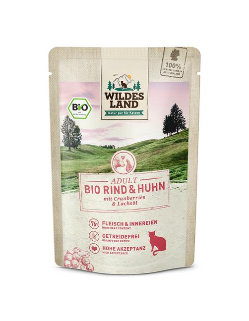 Bio Adult Rind & Huhn mit Cranberry 48 x 85 g