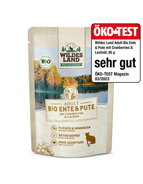 Bio Adult Ente & Pute mit Cranberry 12 x 85 g