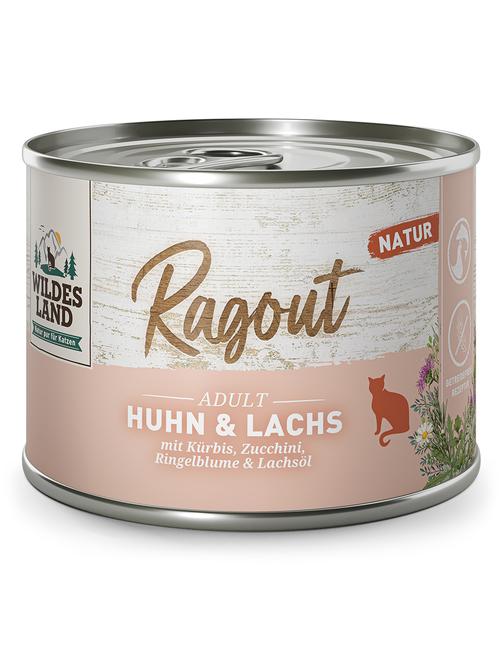 Ragout Huhn & Lachs mit Kürbis 12 x 180 g