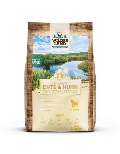 Classic Puppy Ente & Huhn mit Kartoffel 4 x 1 kg