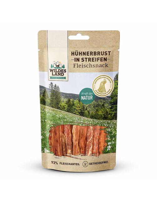 Wildes Land Fleischsnacks Hühnerbrust in Streifen