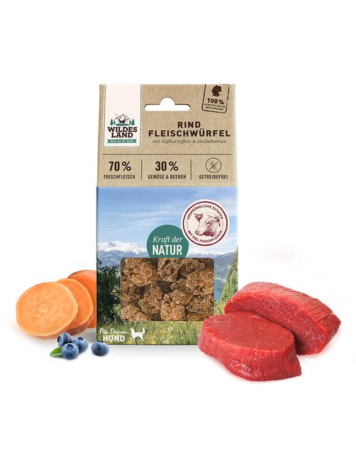 Wildes Land Fleischwürfel Rind