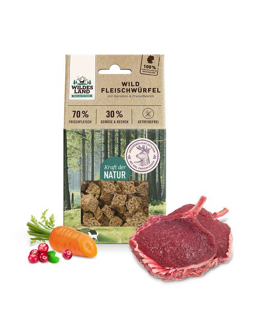 Wildes Land Fleischwürfel Wild