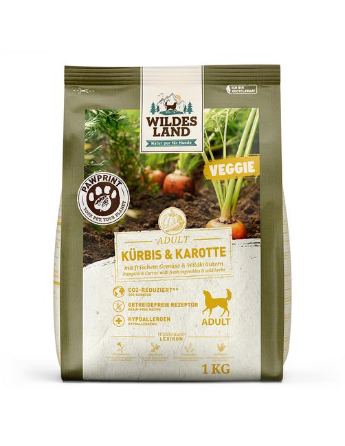 Pawprint Veggie Adult Kürbis & Karotte 1 kg