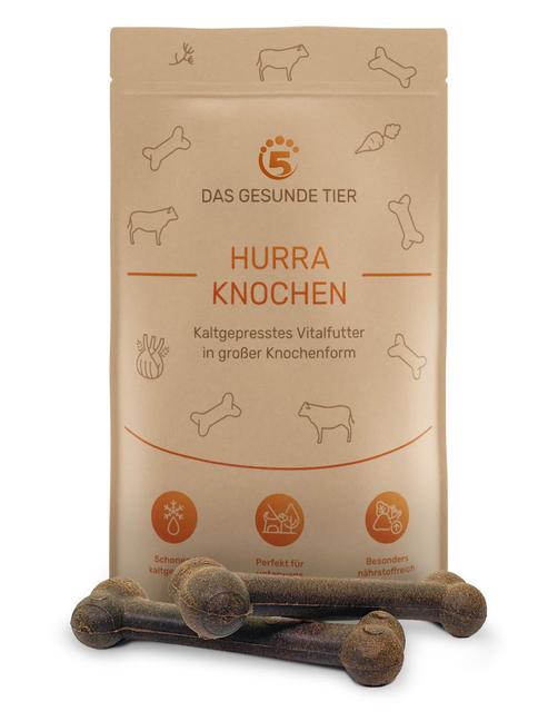 Kaltgepresster Kauknochen für Kleine Hunde 5 x 48 g