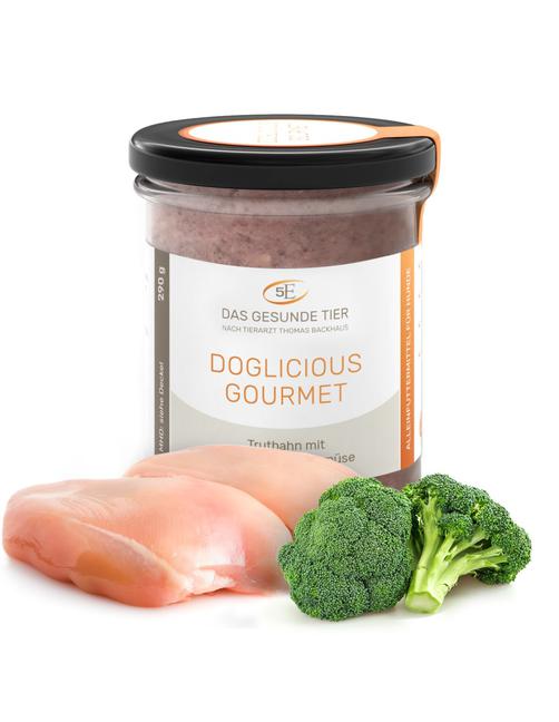 Das Gesunde Tier Premium Nassfutter Doglicious Gourmet - Truthahn & Marktgemüse