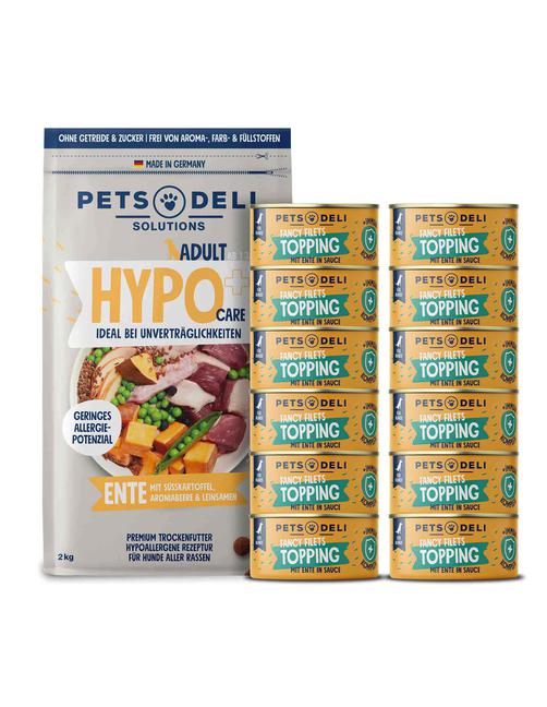 Pets Deli Fancy Filet Topping Ente Probierpaket - 2840g