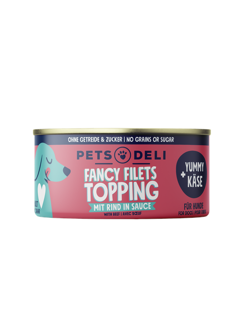 Fancy Filets Topping mit Rind in Soße 70 g