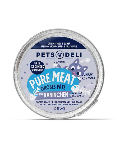 Pure Meat mit Kaninchen und Katzenminze 12 x 85 g