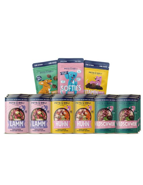 Mix Vorratspaket Nassfutter und Snacks 18 x 800 g