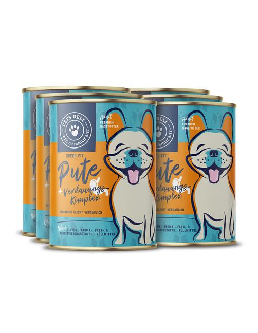 Breed Fit Pute mit Quinoa, Apfel und Hüttenkäse 6 x 400 g